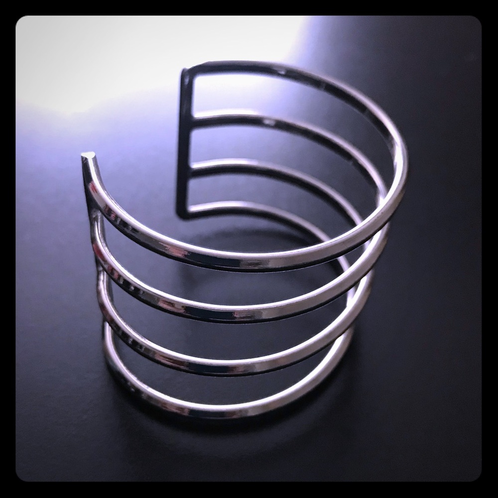 Express silver cuff